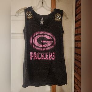 Pink & Grey Packers Tank